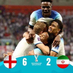 England crushed Iran