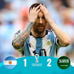 Argentina 1-2 loss against Saudi Arabia