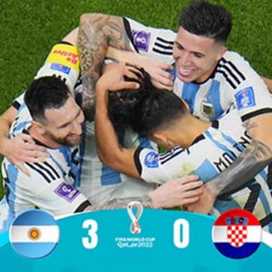 Argentina beat Croatia 3-0