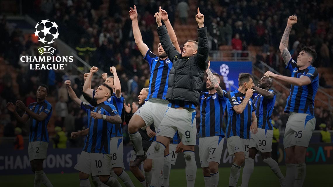 Milan derby: Inter close to UCL final after 2-0 win in 1st leg